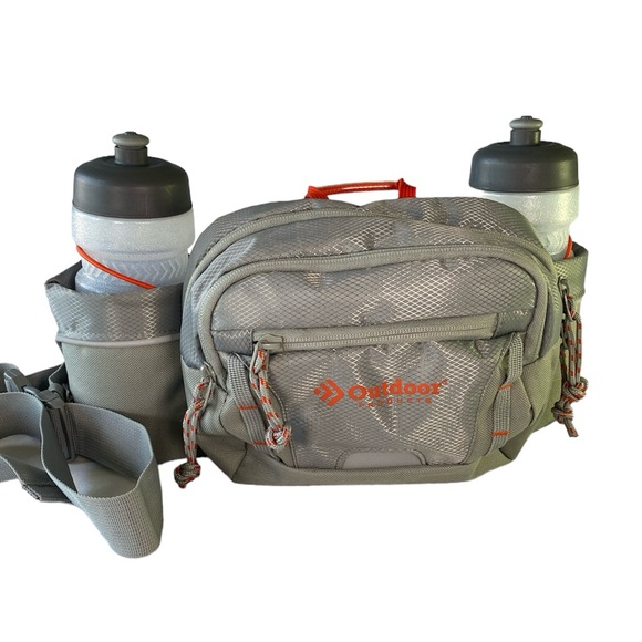 H2O Mojave Waist Pack by Outdoor Products Fanny Pack + Two 600mL Water Bottles - Picture 4 of 14